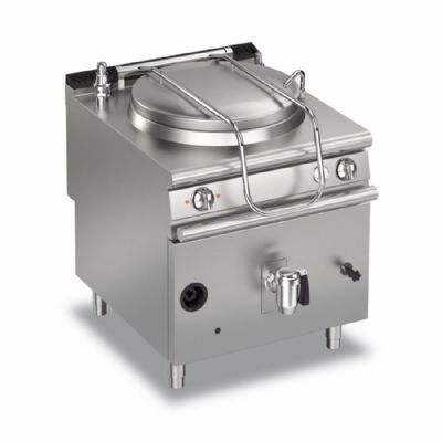 Marmite gaz à chauffage indirect avec autoclave 150 L puissance 24 kW - 800x900 mm Marmite gaz à chauffage indirect avec autoclave 150 L puissance 24 kW - 800x900 mm