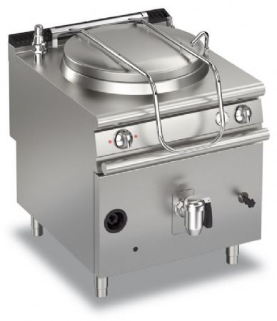 Marmitte à gaz - Chauffe indirecte - 150 L - Largeur 800 mm - Gamme QUEEN 900 - Baron - 90QPFGI150S