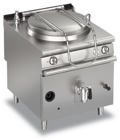 Marmitte à gaz - Chauffe indirecte - 50 L - Largeur 600 mm - Gamme QUEEN 900 - Baron - 90QPFGI650S