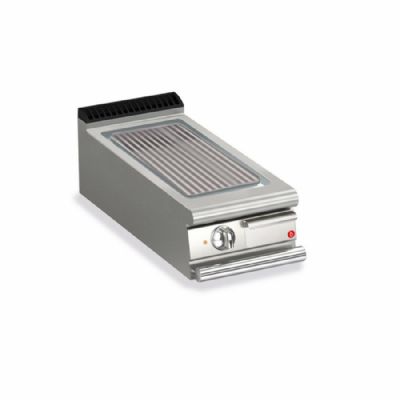 Plancha gaz rainurée acier inox AISI 430 - dimensions 305x660x250 - puissance 7,5 kW Plancha gaz rainurée acier inox AISI 430 - dimensions 305x660x250 - puissance 7,5 kW