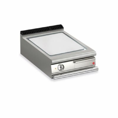 Plancha gaz AISI 430 rainurée à poser - dimensions 505x660x250 mm Plancha gaz AISI 430 rainurée à poser - dimensions 505x660x250 mm