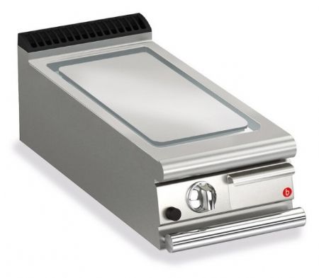 Plaque à snacker pro Plancha gaz - AISI 430 lisse - Largeur 400 mm - Gamme QUEEN 900 - Baron - 90QSFTG403 Plaque à snacker pro Plancha gaz - AISI 430 lisse - Largeur 400 mm - Gamme QUEEN 900 - Baron - 90QSFTG403
