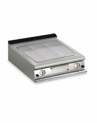 Plancha gaz rainurée AISI 430 - dimensions 800x900x250 puissance 14 kW Plancha gaz rainurée AISI 430 - dimensions 800x900x250 puissance 14 kW
