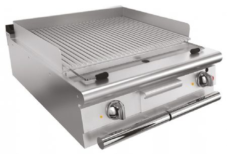 Grill professionnel électrique à poser 16,8 kW surface rainurée - Baron - 90QSGE800P