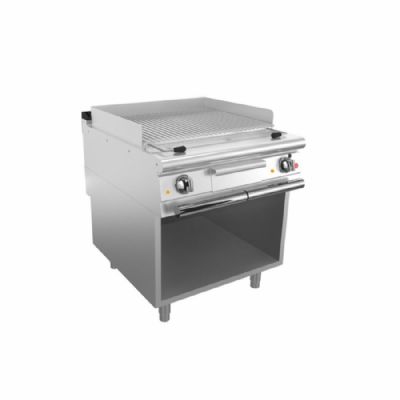 Grill électrique sur table inox 1 zone - avec grille en AISI 304 et 800x900x870 Grill électrique sur table inox 1 zone - avec grille en AISI 304 et 800x900x870