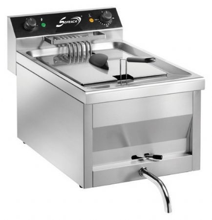 Friteuse professionnelle à poser Triphasé 9 litres - Sofraca - 92094