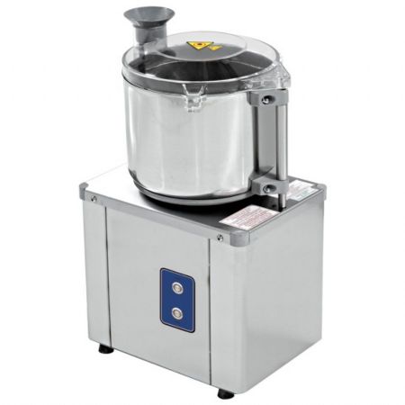 Cutter cuisine professionnel de table avec 1 vitesse, capacité 8 L - Virtus - 9520E