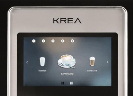 Machine  caf noire professionnelle KREA TOUCH ES RGB  750 x 410 x 574 mm