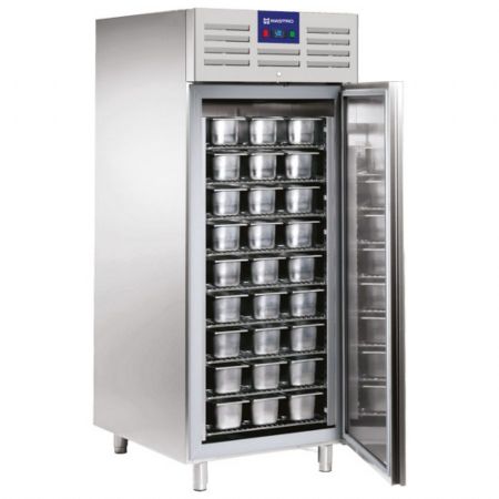 Armoire spéciale glace pour 54 bacs -10°C/-25°C avec 10 clayettes 690x608 mm - Virtus - 9950CF