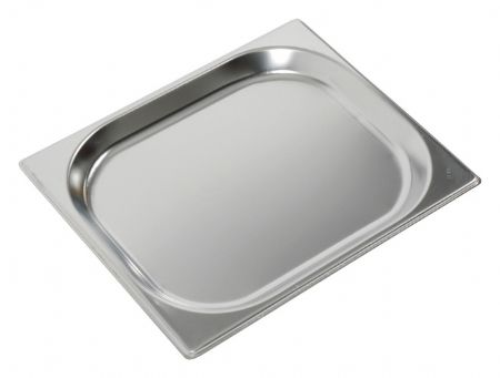 Tôle GN 1/2 avec bord renforcé, 20 mm de profondeur, 1,6 litre - Bartscher - A101190