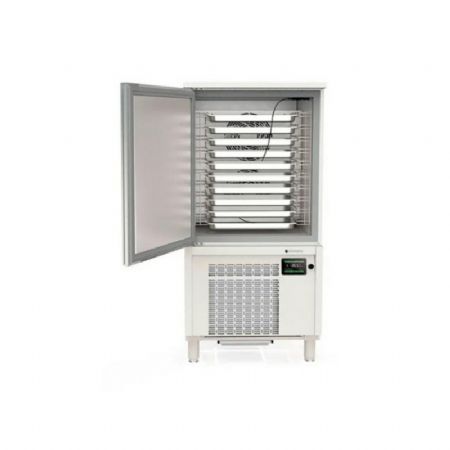 Cellule de refroidissement et conglation 10 niveaux GN 1/1 ou 10x600x400 - 800x800x1590mm