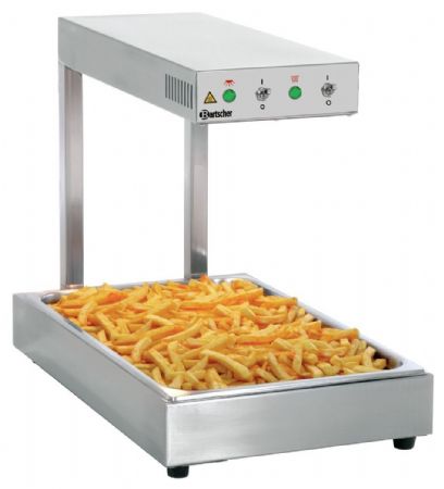 Chauffe frite Pont chauffant IHR1000 1/1 à poser capacité GN 1/1 335x570x505 mm - Bartscher - A114001