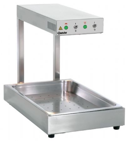 Chauffe frite Pont chauffant IHR1000 1/1 à poser capacité GN 1/1 335x570x505 mm - Bartscher - A114001