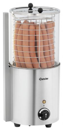Machine à Hot-dog B2000 avec éclairage et couvercle rabattable 230x270x485 mm - Bartscher - A120427
