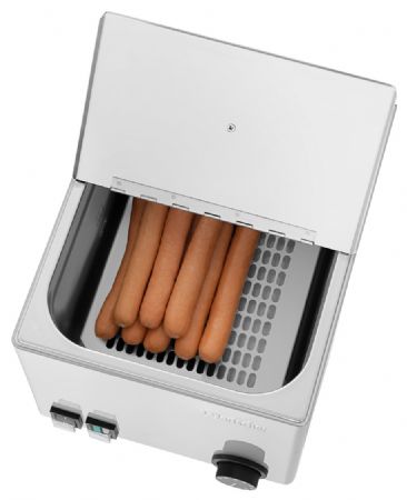 Chauffe-saucisses 1KA10 1 kW avec couvercle rabattable et amovible - Bartscher - A120465