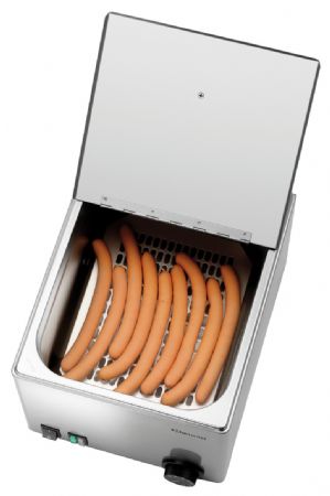 Chauffe-saucisses 1KA10-FM grille et couvercle rabattable 270x360x240 mm - Bartscher - A120467