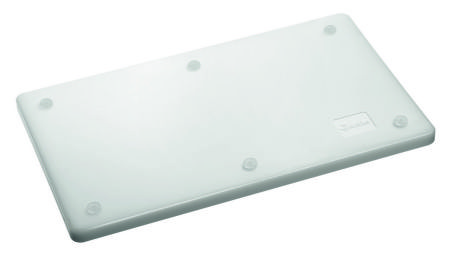 Planche  dcouper polythylne blanc - 530x325x24 mm