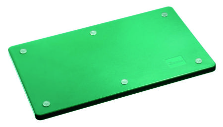 Planche  dcouper polythylne vert - 530x325x24 mm