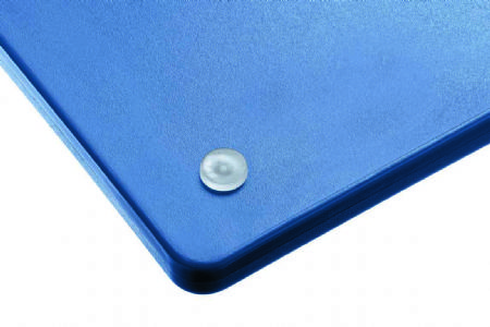 Planche  dcouper polythylne bleue - 530x325x24 mm