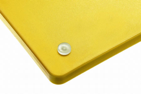 Planche  dcouper polythylne jaune - 530x325x24 mm