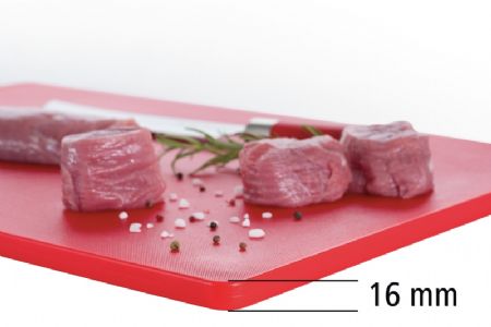 Planche  dcouper polythylne rouge - 600x400 mm
