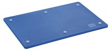 Planche  dcouper polythylne bleue - 600x400 mm