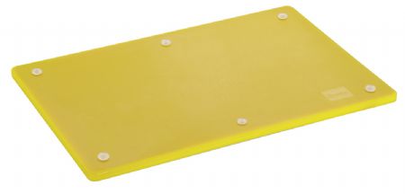 Planche  dcouper polythylne jaune - 600x400 mm