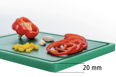 Planche  dcouper polythylne verte - 290x225 mm