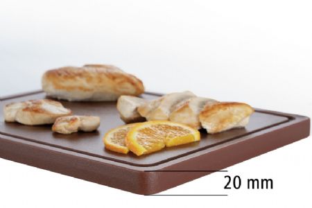 Planche  dcouper polythylne brune - 290x225 mm