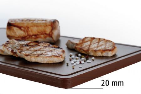 Planche  dcouper polythylne brune - 490x285 mm