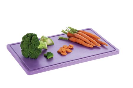 Planche  dcouper polythylne mauve - 490x285 mm