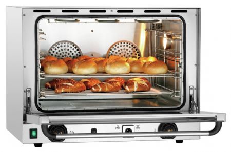 Four Convection professionnel AT220-MDI fonction grill et vapeur intégrées, commande numérique MDI, 700x640x540 mm - Bartscher - A120821