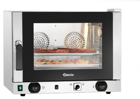 Four Convection professionnel AT230-MDI commande numérique MDI, fonction grill et vapeur intégrées - Bartscher - A120823