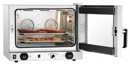 Four Convection professionnel AT230-MDI commande numérique MDI, fonction grill et vapeur intégrées - Bartscher - A120823