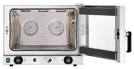 Four Convection professionnel AT230-MDI commande numérique MDI, fonction grill et vapeur intégrées - Bartscher - A120823