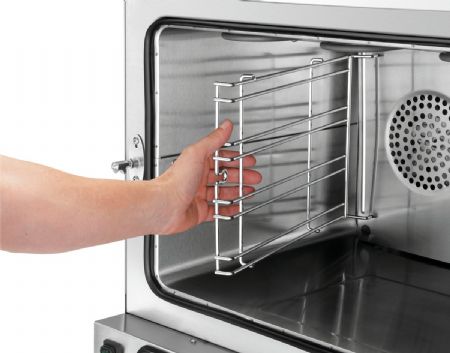 Four Convection professionnel AT230-MDI commande numérique MDI, fonction grill et vapeur intégrées - Bartscher - A120823
