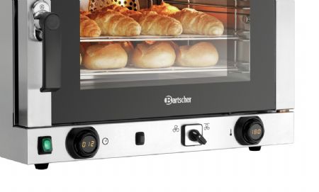 Four Convection professionnel AT230-MDI commande numérique MDI, fonction grill et vapeur intégrées - Bartscher - A120823
