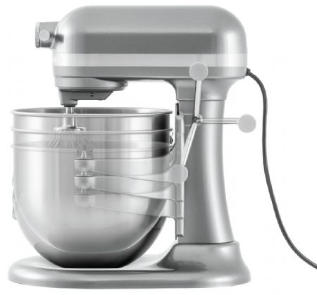 Batteur KitchenAid 5KSM70JPX 6,6L - Bartscher - A150098