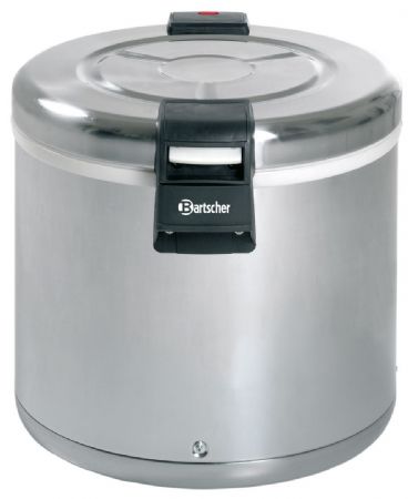 Chauffe-riz anneau chauffant, capacité 8,5 kg de riz cuit, 0,11 kW, 400x465x395 mm - Bartscher - A150512
