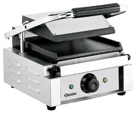 Grill contact Paninis 1800 1G simple plaque fonte lisse - Bartscher - A150669