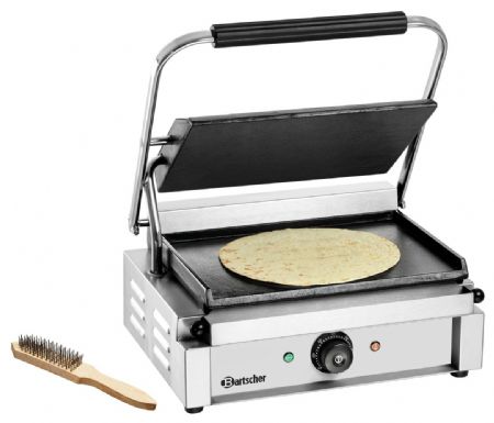 Grill contact Paninis 1G simple avec plaques en acier inoxydable de 410x400 mm - Bartscher - A150679 Grill contact Paninis 1G simple avec plaques en acier inoxydable de 410x400 mm - Bartscher - A150679