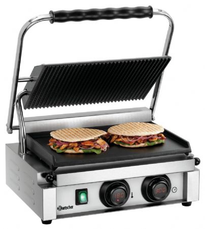Grill contact Paninis Panini-MDI 1GR simple avec plaques aluminium 2 x 0,16 m² - Bartscher - A150976 Grill contact Paninis Panini-MDI 1GR simple avec plaques aluminium 2 x 0,16 m² - Bartscher - A150976