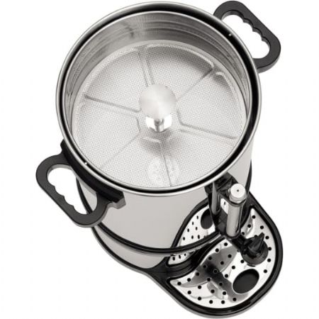 Percolateur  caf professionnel argent noir 13.2 L - 350x375x540 mm