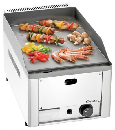 Plancha GDP 320G-G Gaz sur coffre chromée lisse 4 kW - Bartscher - A3700331