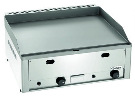 Plancha gaz professionnel  poser plaque lisse - 660x580x310 mm