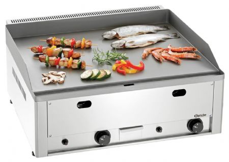 Plancha GDP 650G-G Gaz sur coffre chromée lisse 8 kW - Bartscher - A3700341