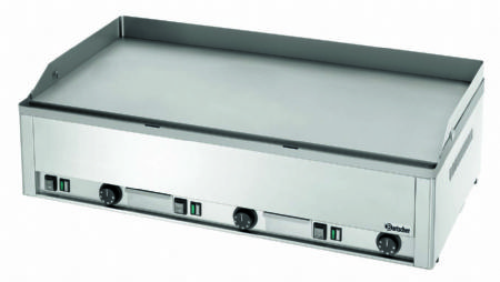 Plancha lectrique triphas professionnel  poser plaque lisse - 990x580x310 mm