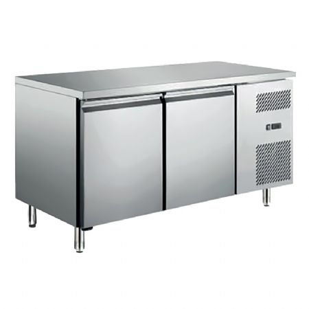 Table desserte réfrigérée 2 portes positive sans dosseret 282 L - Afi-Collin-Lucy - AA2PPA
