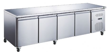 Table Rfrigre centrale professionnelle 4 portes Positive - profondeur 700