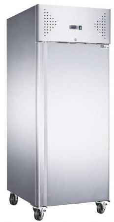 Table rfrigre positive 3 portes sur roulettes - 600 x 400 - Plan de travail inox -
